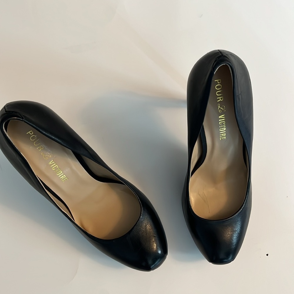 Elegant Black Women's Heels - Picture 5 of 8